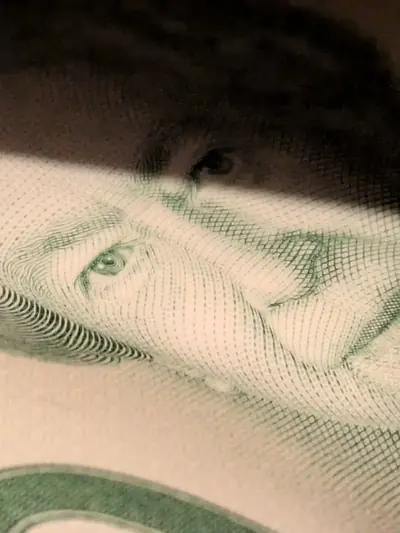 Canadian twenty-dollar banknote close-up