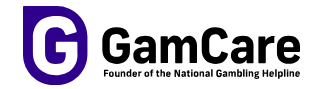 GamCare organization logo promoting safer gambling and player wellbeing